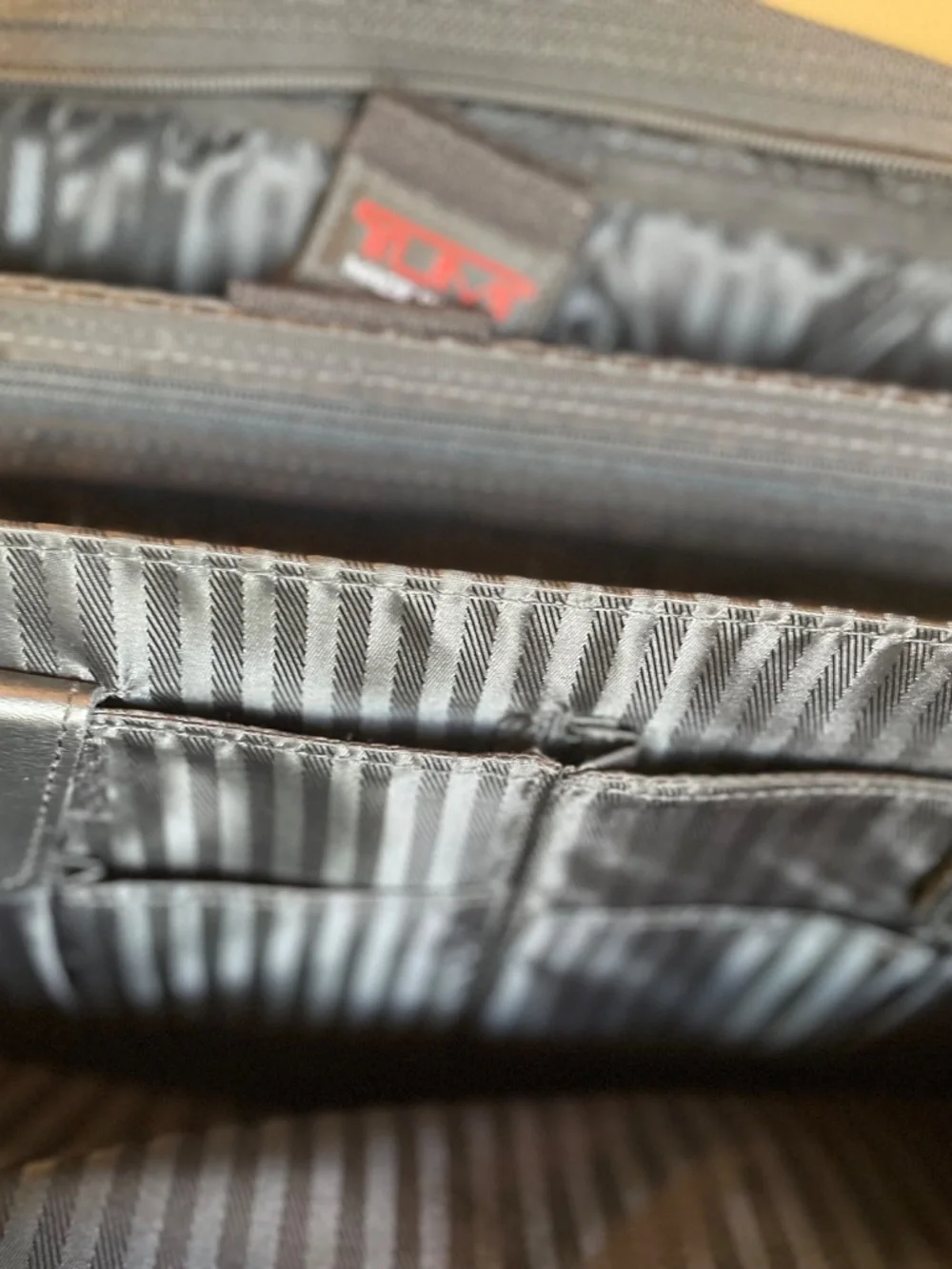 Tumi Black Ballistic Nylon Laptop Bag